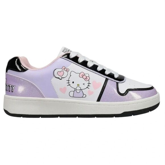 NIB Hello Kitty by Sanrio Women’s Lavender Court Sneakers | Size 10 - Picture 1 of 6